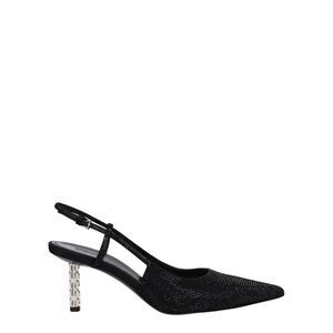 Givenchy Chain Heel PointedToe Heels Women Black Sandals